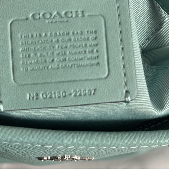 Coach Zip-Top  Tote in Signature Canvas. - Picture 2 of 8